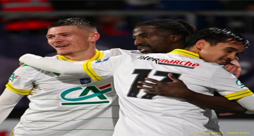 في غياب مصطفى محمد.. نانت يصعد لدور 32 من كأس فرنسا برباعية